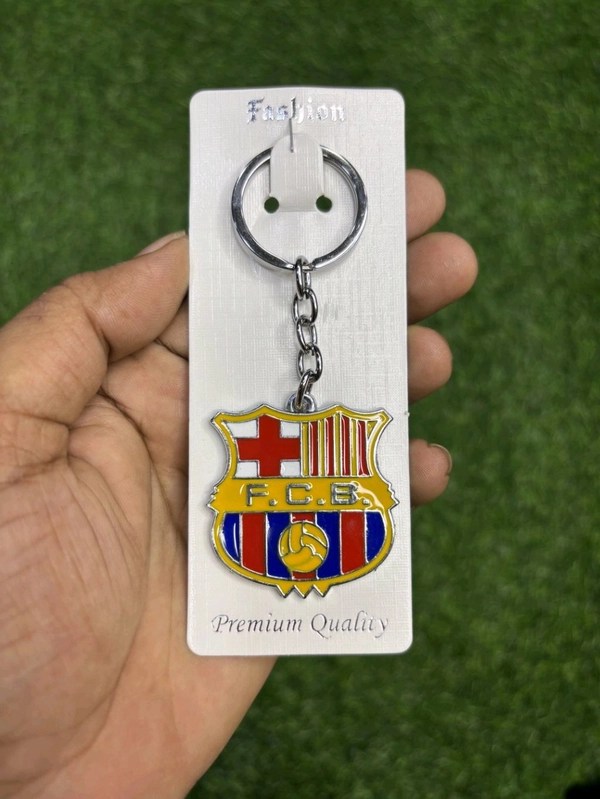 Football Clubs Metal Key Chain(1 Piece) - Real Madrid
