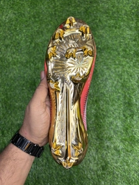 Ultra Ultimate Red & Gold Low-Top FG With Lace - 8