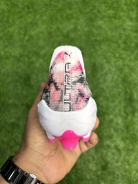 Ultra Ultimate White & Pink Low-Top FG With Lace - 6