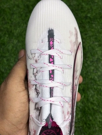 Ultra Ultimate White & Pink Low-Top FG With Lace - 8