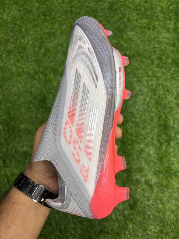 F50+ Grey & Orange FG Low-top Without Lace - 7.5