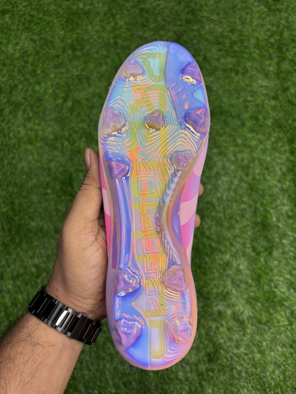 Predator Elite Baby Pink Colour FG Without Lace  - 8