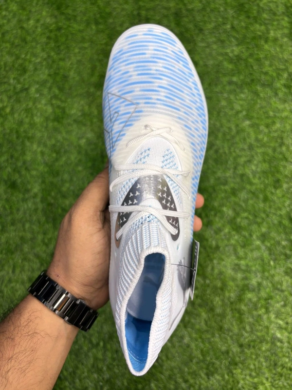 Future 8 Ultimate White Blue Colour Low-top With Lace  - 8