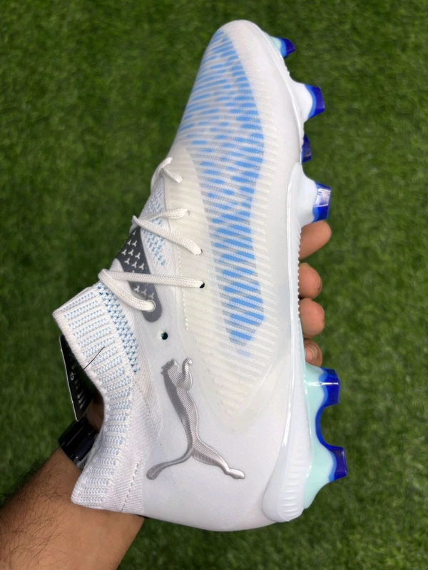 Future 8 Ultimate White Blue Colour Low-top With Lace  - 9