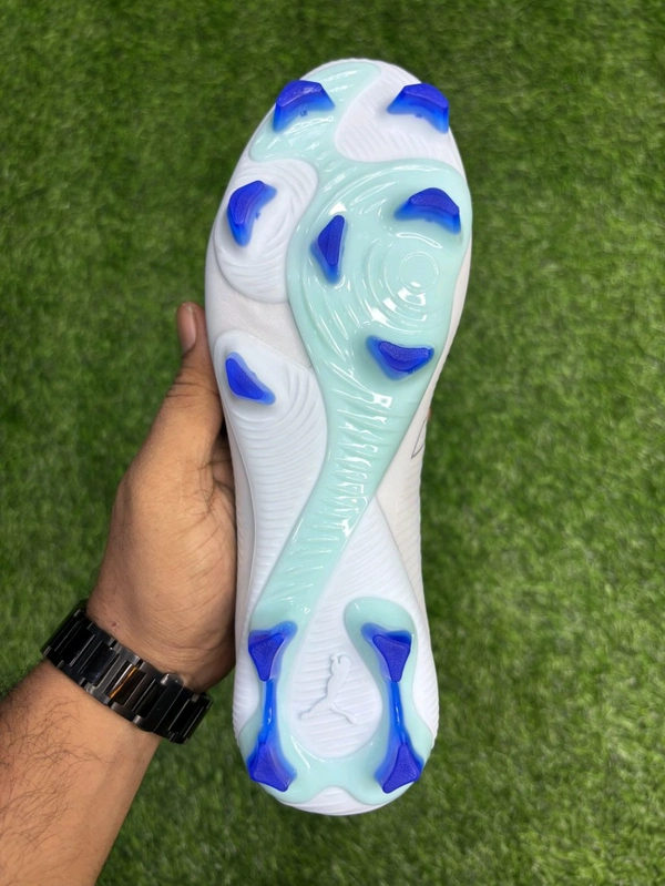 Future 8 Ultimate White Blue Colour Low-top With Lace  - 9