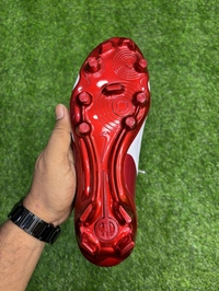 Tiempo Legend 10 Elite White Red Low-top FG With Lace  - 8.5