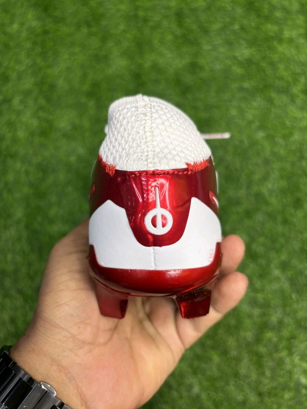 Tiempo Legend 10 Elite White Red Low-top FG With Lace  - 8.5