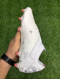 NB Furon V6 Pro White Pink Colour Low-top FG With Lace - 9