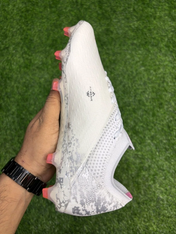 NB Furon V6 Pro White Pink Colour Low-top FG With Lace - 9