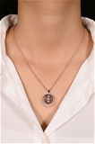 Mira Trinity Pendent  - Rose Gold, Pendent Length: 20 Inch, Pendent