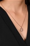 Mira Ray Of Sunshine  - Rose Gold, Pendent Length: 20 Inch, Pendent