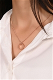 Mira Molten - Rose Gold, Pendent Length: 20 Inch, Pendent