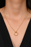 Mira Molten - Yellow Gold, Pendent Length: 20 Inch, Pendent