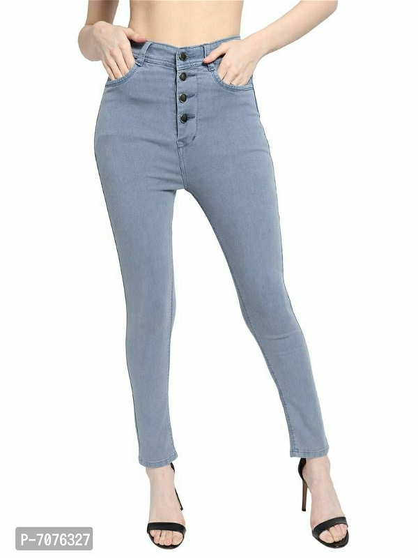 Girls  Stretchable Jeans Pant  26-36 Size - 32