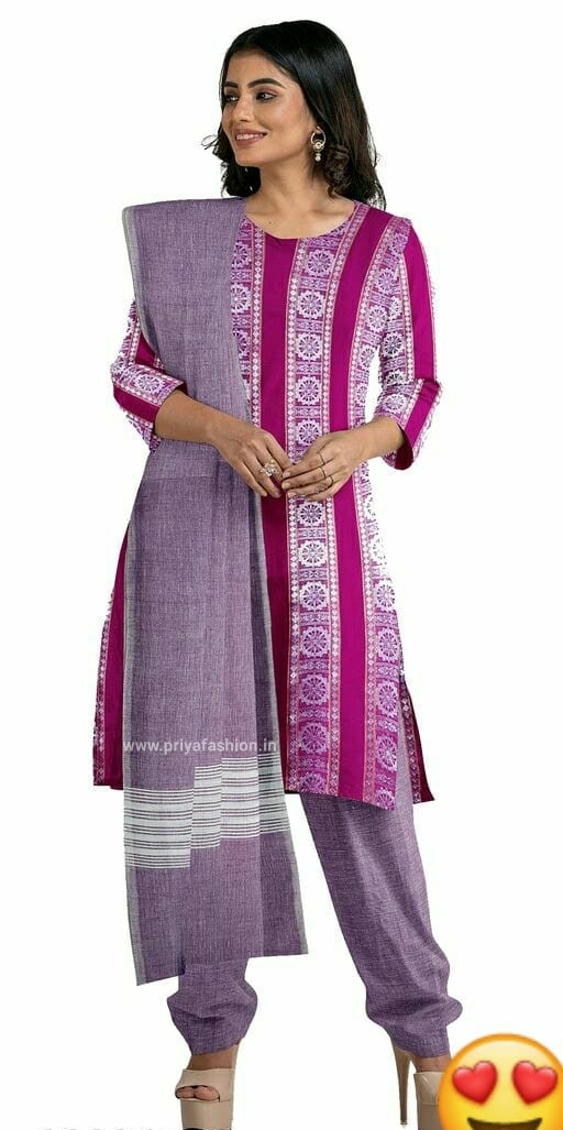 101449 Sambalpuri Dress Material  With Stiching 32-42 Size - 34