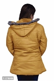 100530 Classic Polyester Solid Jackets for Women - Tangerine, X