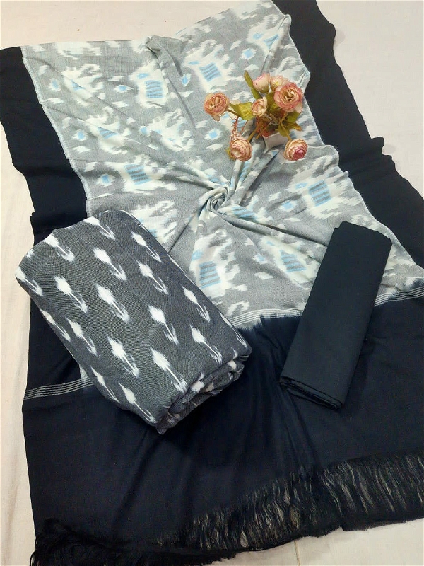 100598 Akkat Cotton Dress Material Set