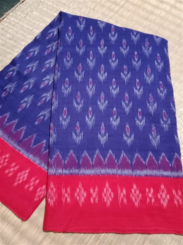 101167 Sambalpuri Handloom Saree With Blause 