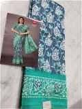 Lichi Silk Sarees  - Daily Wear, Caribbean Green