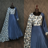 Chinon Printed Long Gown - 2