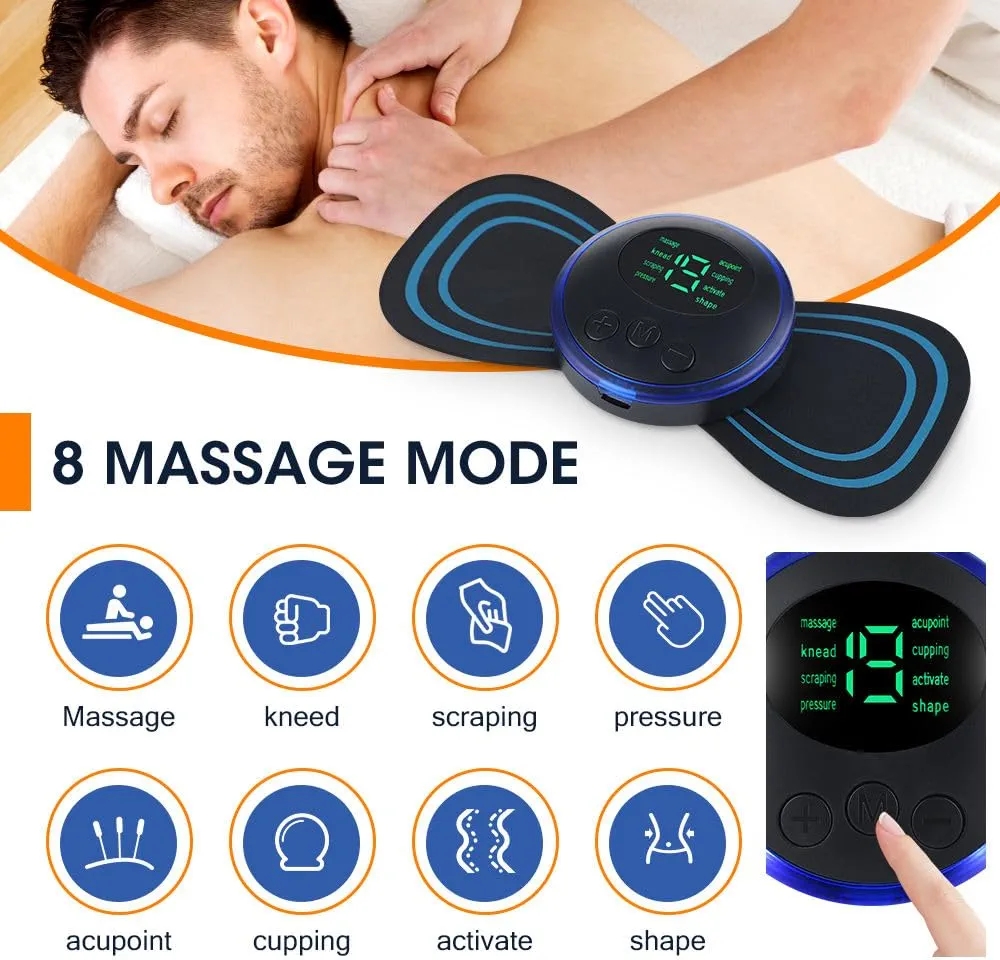 Mini EMS pad massager