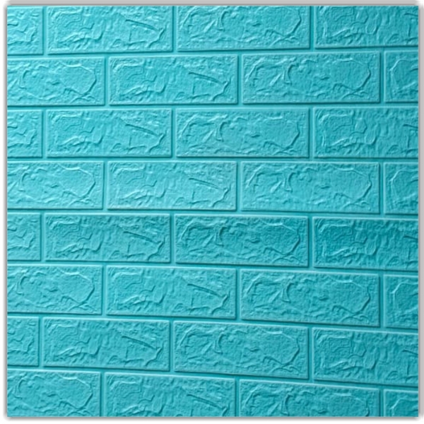 3d Brick Design Wallpaper (Blue) 200PB 