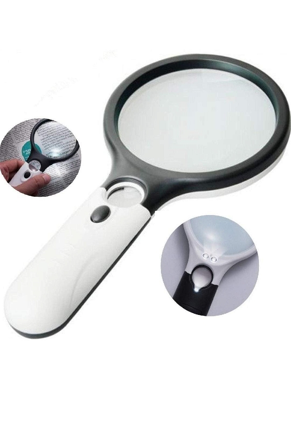 MAGNIFIER WITH 3 LED 