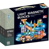 81 pcs light magnetic blocks