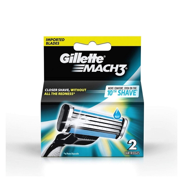 Gillette Mach 3 Blades - జిల్లేట్ మ్యాచ్ 3 బ్లేడ్స్  - 2s