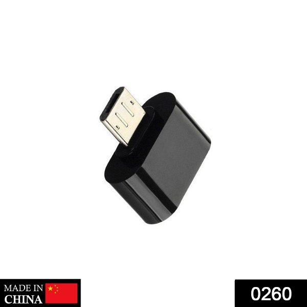 0260 Micro USB OTG to USB 2.0 (Android supported) - 0.01 kgs, China