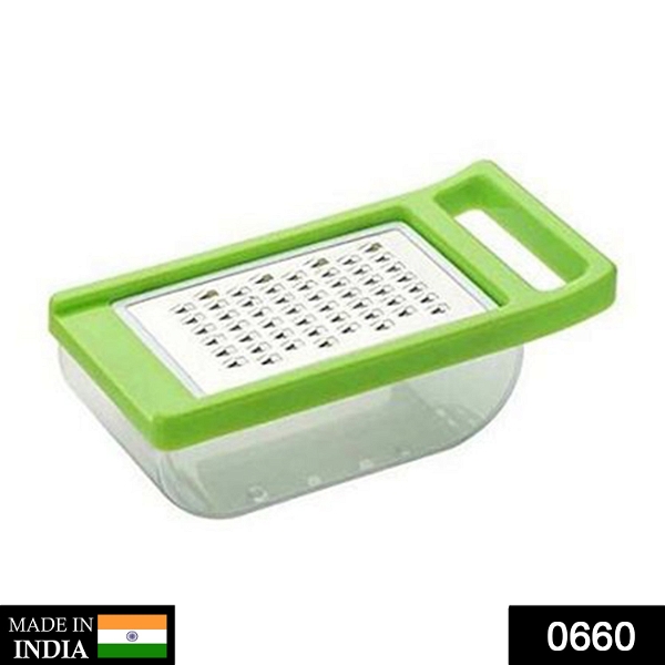 0660  Cheese Grater/Slicer/Chopper With Stainless Steel Blades - India, 0.083 kgs