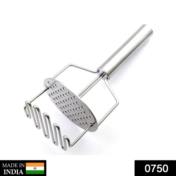 0750_Stainless Steel Hand Masher (Mash for Dal/Vegetable/Potato/Baby Food/pav bhaji - India, 0.505 kgs