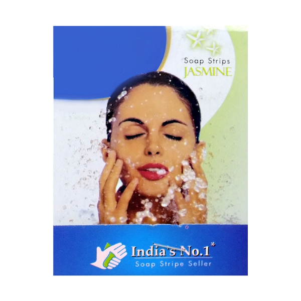 1311 Fresh Paper Soap Strips Traveling Hand Wash with Jasmine Fragrance (100 paper soap strips) - India, 0.046 kgs