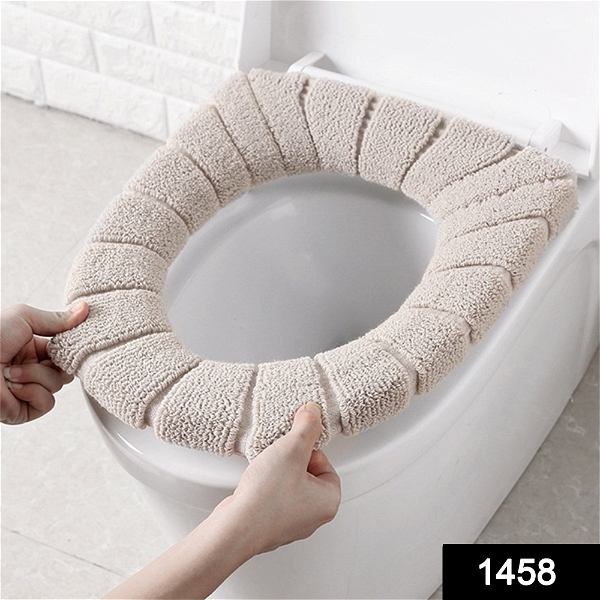 1458 Winter Comfortable Soft Toilet Seat Mat Cover Pad Cushion Plush - China, 0.41 kgs