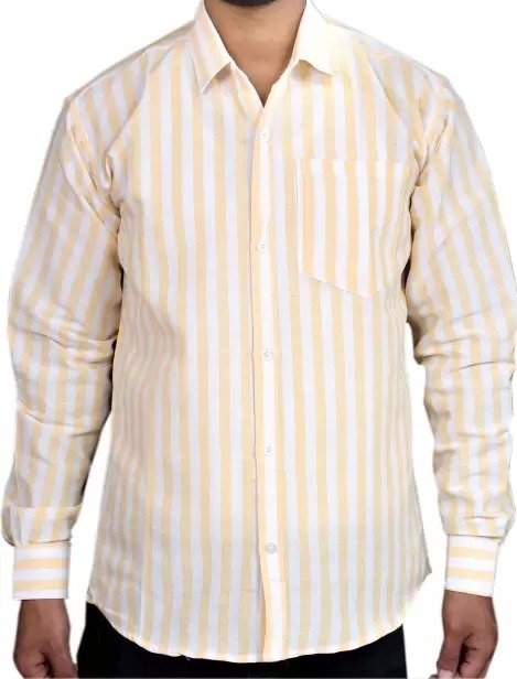 FULL-L40-SHIRT-SKIN Khadi Cotton Full Sleeve Shirt - L / 40, 0.25 kgs, India