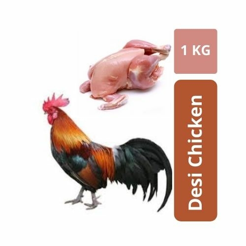 Desi chicken Alive Weight - Approx ( 1 Kg To 1.500 Kg )