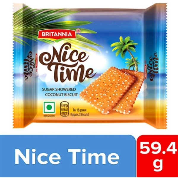 Britannia Nice Time Coconut Biscuits 59.4g
