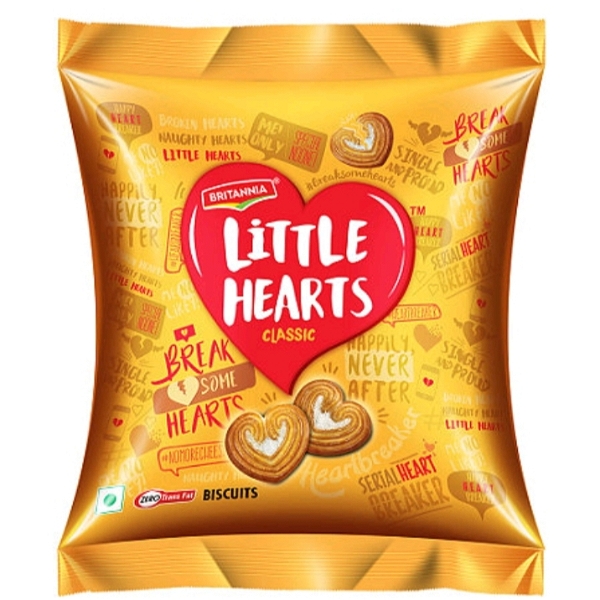 Britannia Classic Little Hearts Biscuits 15.5g