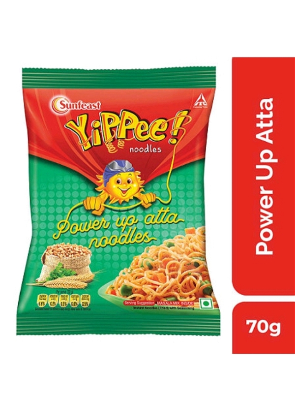 Sunfeast Yippee Power Up Masala Instant Atta Noodles 70g