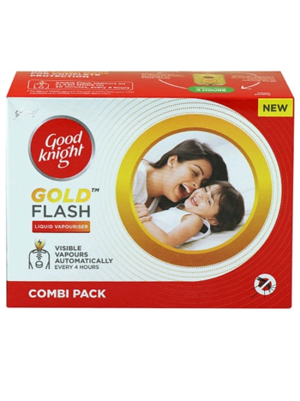 Good Knight Gold Flash Mosquito Repellent Machine+Refill 45ml