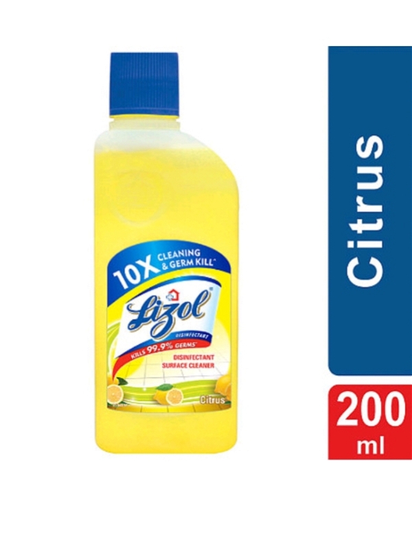 Lizol Citrus Disinfectant Surface Cleaner 200ml