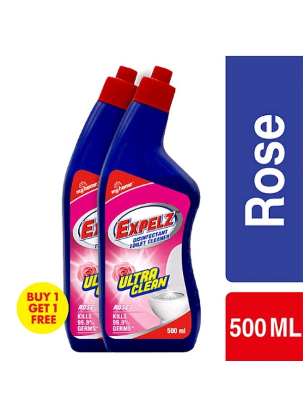My Home Expelz Rose Disinfectant Toilet Cleaner 500ml(Buy 1get1free)