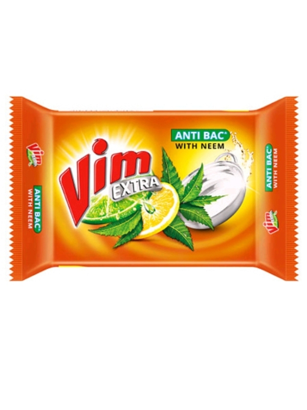 Vim Extra Anti Bac Neem Dishwash Bar 115g