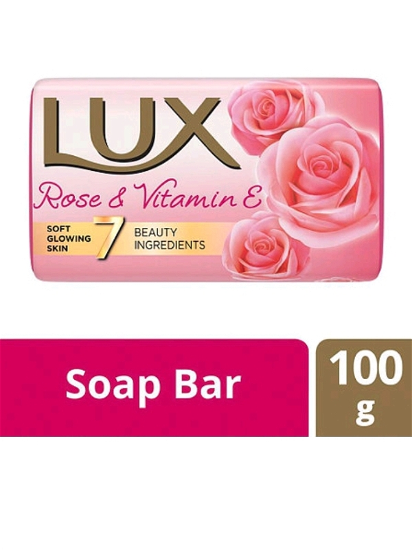 Lux Rose & Vitamin E Soft Glow Soap Bar 100g