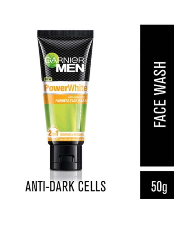 Garnier Men Power White Anti-dark Cell Fairness Face Wash 50g