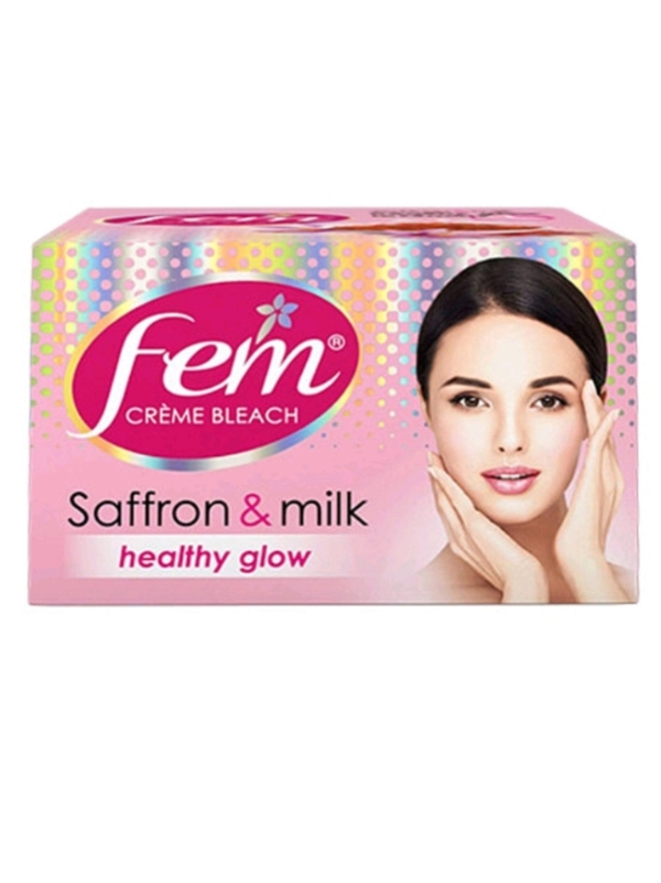 Fem Fairness Naturals Saffron Cream Bleach With No Ammonia 24g