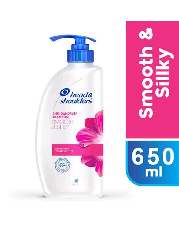 Head & Shoulder Smooth & Silky Anti- Dandruff Shampoo 650ml