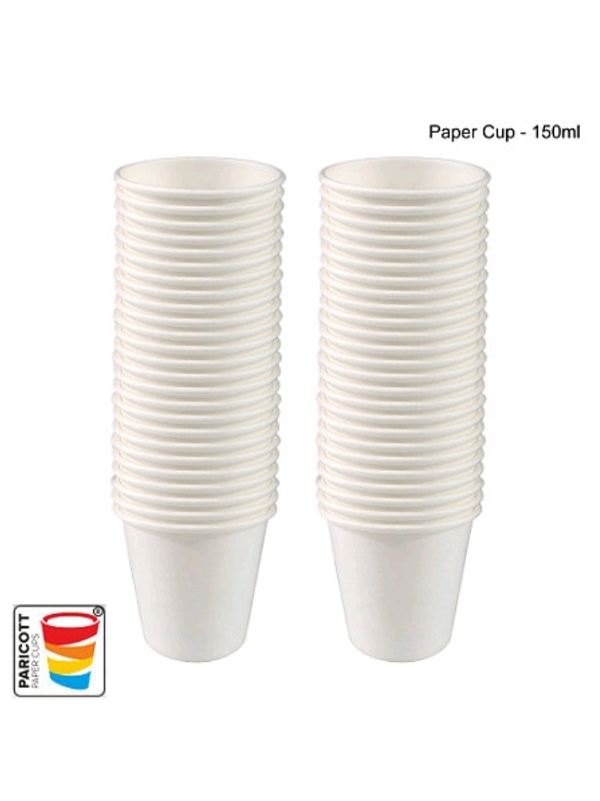 Vinay Round White Paper Cup 150ml(50pcs)