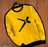 Men's Polycotton Polo Collar T-shirt - Yellow, L