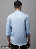 Men's Regular Fit Cotton Solid Casual Shirts - L